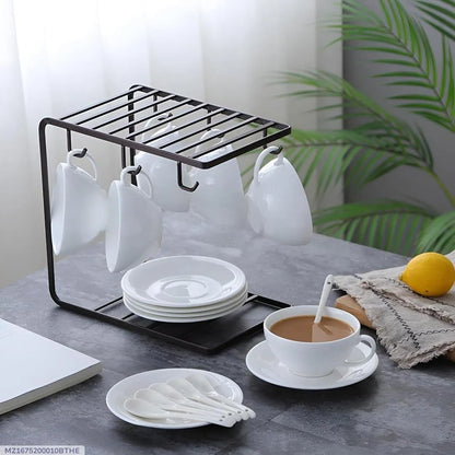 Metal mug holder stand